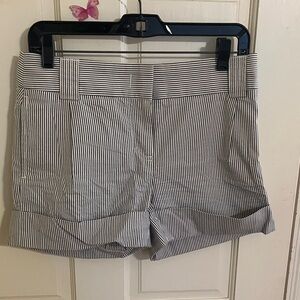J Crew Blue Striped Women's Shorts